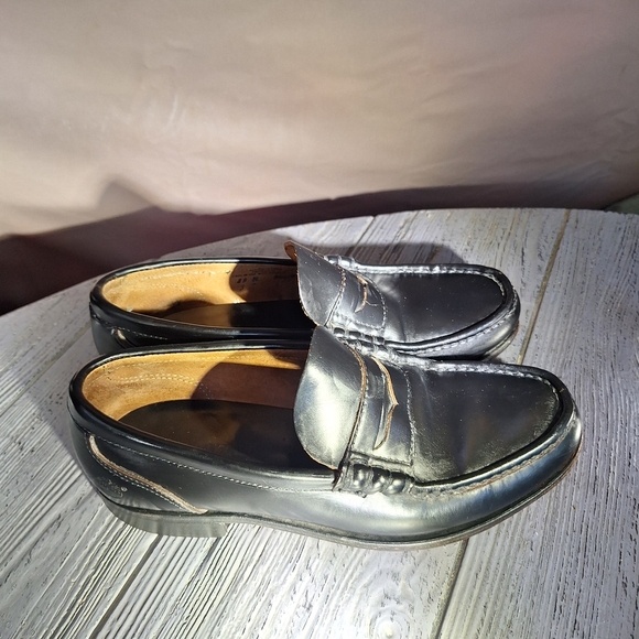 Timberland Black Genuine Leather Penny Loafers Mens 8.5 - Picture 9 of 15